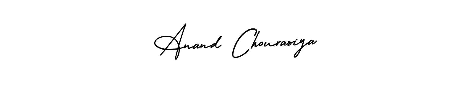 How to make Anand Chourasiya signature? AmerikaSignatureDemo-Regular is a professional autograph style. Create handwritten signature for Anand Chourasiya name. Anand Chourasiya signature style 3 images and pictures png