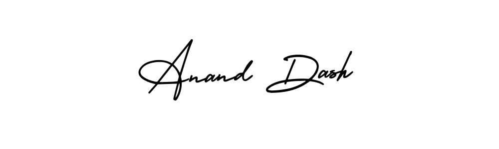 AmerikaSignatureDemo-Regular is a professional signature style that is perfect for those who want to add a touch of class to their signature. It is also a great choice for those who want to make their signature more unique. Get Anand Dash name to fancy signature for free. Anand Dash signature style 3 images and pictures png