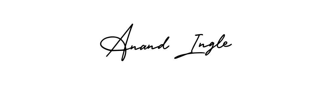 Design your own signature with our free online signature maker. With this signature software, you can create a handwritten (AmerikaSignatureDemo-Regular) signature for name Anand Ingle. Anand Ingle signature style 3 images and pictures png