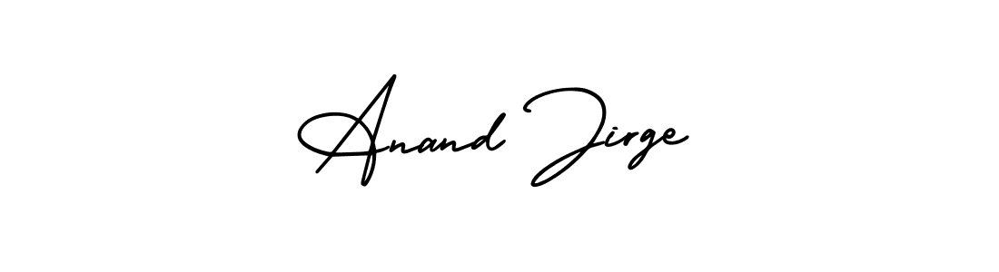 It looks lik you need a new signature style for name Anand Jirge. Design unique handwritten (AmerikaSignatureDemo-Regular) signature with our free signature maker in just a few clicks. Anand Jirge signature style 3 images and pictures png