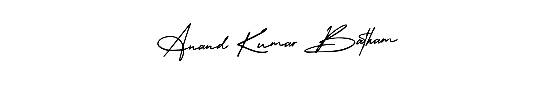 Design your own signature with our free online signature maker. With this signature software, you can create a handwritten (AmerikaSignatureDemo-Regular) signature for name Anand Kumar Batham. Anand Kumar Batham signature style 3 images and pictures png