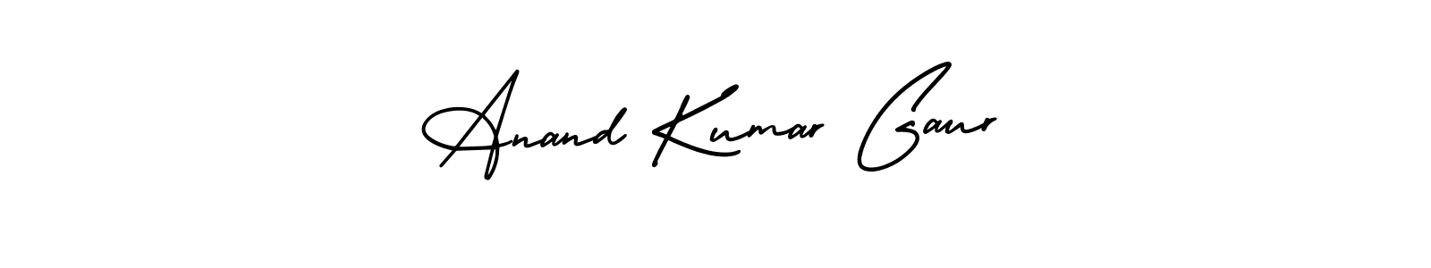 Use a signature maker to create a handwritten signature online. With this signature software, you can design (AmerikaSignatureDemo-Regular) your own signature for name Anand Kumar Gaur. Anand Kumar Gaur signature style 3 images and pictures png