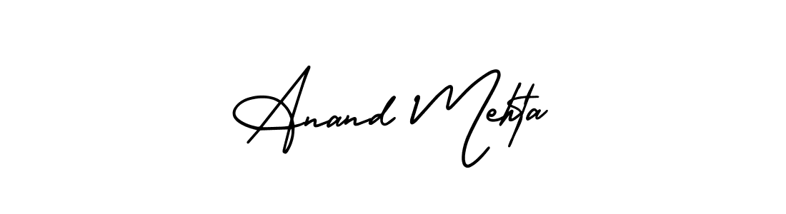 Create a beautiful signature design for name Anand Mehta. With this signature (AmerikaSignatureDemo-Regular) fonts, you can make a handwritten signature for free. Anand Mehta signature style 3 images and pictures png