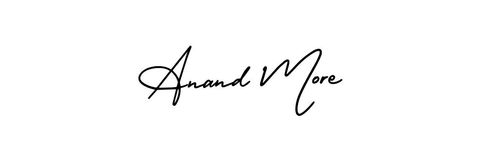 if you are searching for the best signature style for your name Anand More. so please give up your signature search. here we have designed multiple signature styles  using AmerikaSignatureDemo-Regular. Anand More signature style 3 images and pictures png