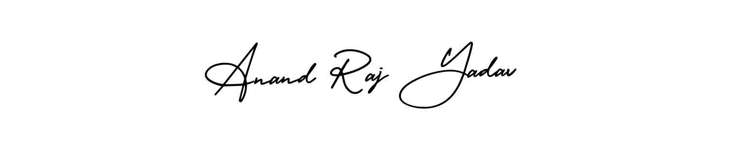 Make a beautiful signature design for name Anand Raj Yadav. With this signature (AmerikaSignatureDemo-Regular) style, you can create a handwritten signature for free. Anand Raj Yadav signature style 3 images and pictures png