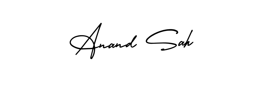How to Draw Anand Sah signature style? AmerikaSignatureDemo-Regular is a latest design signature styles for name Anand Sah. Anand Sah signature style 3 images and pictures png