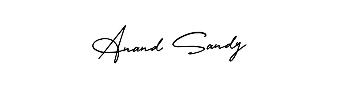 Make a short Anand Sandy signature style. Manage your documents anywhere anytime using AmerikaSignatureDemo-Regular. Create and add eSignatures, submit forms, share and send files easily. Anand Sandy signature style 3 images and pictures png