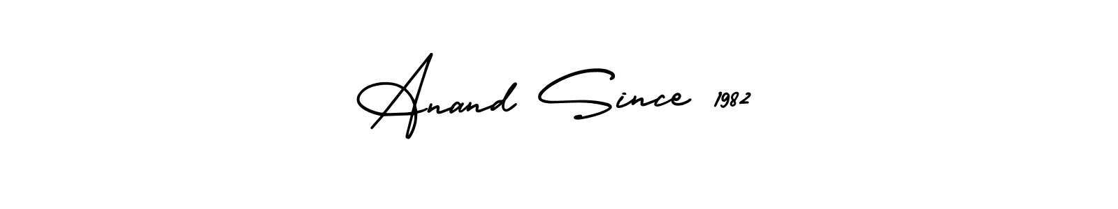 if you are searching for the best signature style for your name Anand Since 1982. so please give up your signature search. here we have designed multiple signature styles  using AmerikaSignatureDemo-Regular. Anand Since 1982 signature style 3 images and pictures png