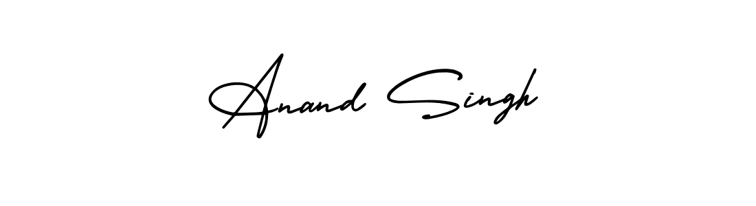 AmerikaSignatureDemo-Regular is a professional signature style that is perfect for those who want to add a touch of class to their signature. It is also a great choice for those who want to make their signature more unique. Get Anand Singh name to fancy signature for free. Anand Singh signature style 3 images and pictures png
