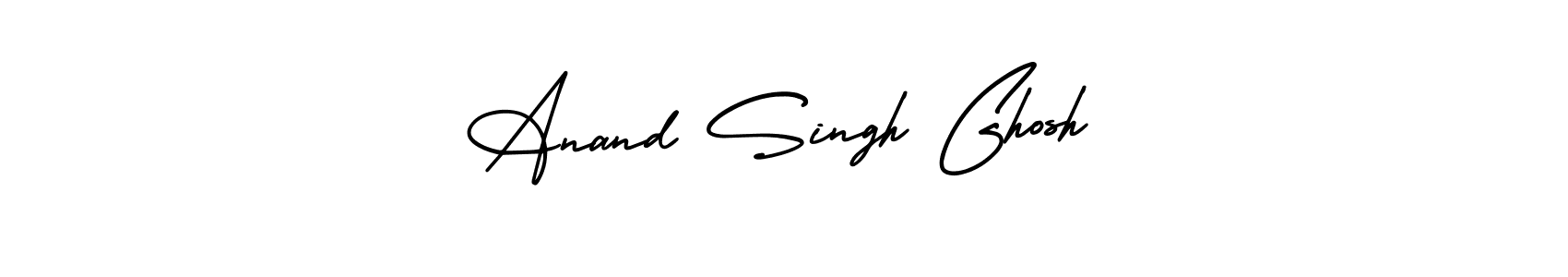 How to make Anand Singh Ghosh name signature. Use AmerikaSignatureDemo-Regular style for creating short signs online. This is the latest handwritten sign. Anand Singh Ghosh signature style 3 images and pictures png