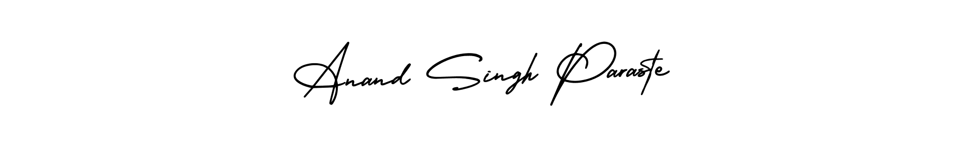 How to make Anand Singh Paraste name signature. Use AmerikaSignatureDemo-Regular style for creating short signs online. This is the latest handwritten sign. Anand Singh Paraste signature style 3 images and pictures png