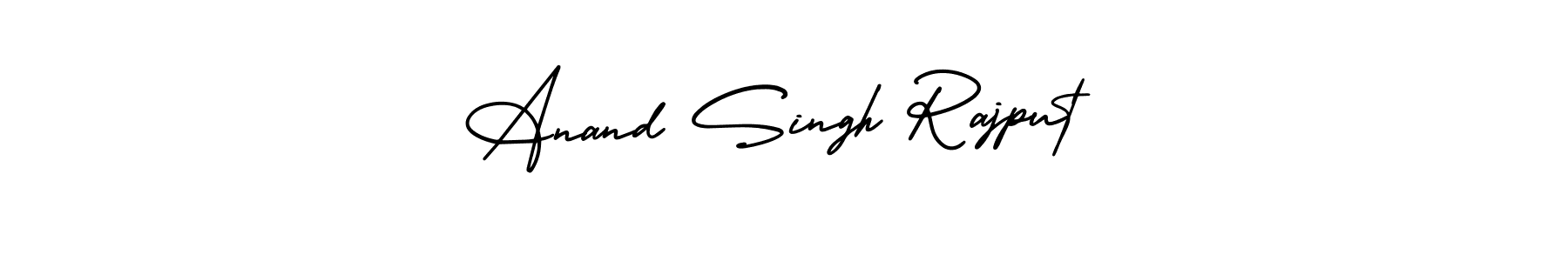 The best way (AmerikaSignatureDemo-Regular) to make a short signature is to pick only two or three words in your name. The name Anand Singh Rajput include a total of six letters. For converting this name. Anand Singh Rajput signature style 3 images and pictures png