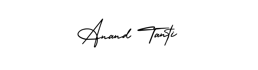 Make a beautiful signature design for name Anand Tanti. Use this online signature maker to create a handwritten signature for free. Anand Tanti signature style 3 images and pictures png