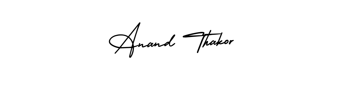 How to Draw Anand Thakor signature style? AmerikaSignatureDemo-Regular is a latest design signature styles for name Anand Thakor. Anand Thakor signature style 3 images and pictures png