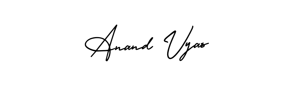 You can use this online signature creator to create a handwritten signature for the name Anand Vyas. This is the best online autograph maker. Anand Vyas signature style 3 images and pictures png