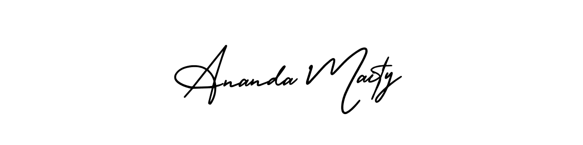 Here are the top 10 professional signature styles for the name Ananda Maity. These are the best autograph styles you can use for your name. Ananda Maity signature style 3 images and pictures png