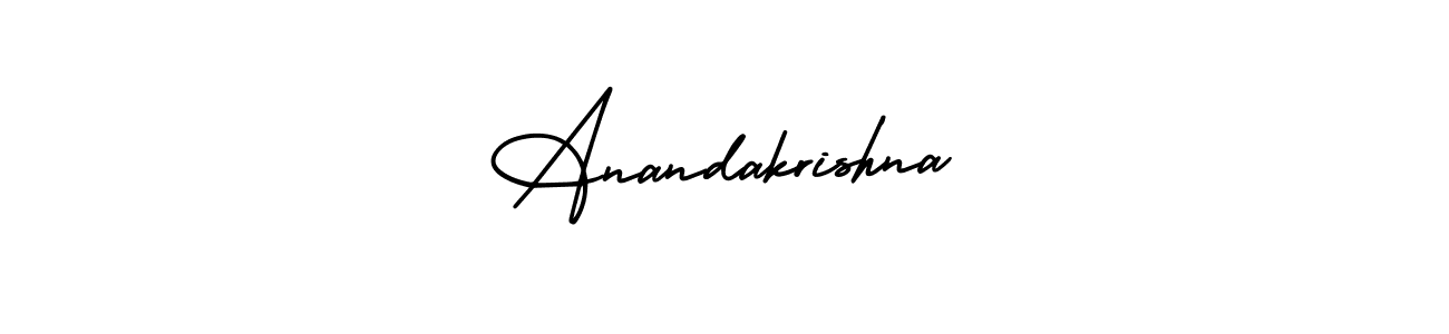 It looks lik you need a new signature style for name Anandakrishna. Design unique handwritten (AmerikaSignatureDemo-Regular) signature with our free signature maker in just a few clicks. Anandakrishna signature style 3 images and pictures png
