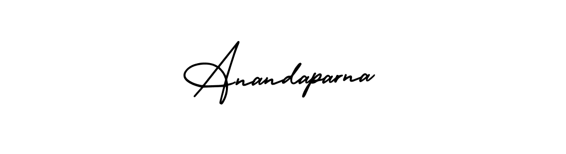 This is the best signature style for the Anandaparna name. Also you like these signature font (AmerikaSignatureDemo-Regular). Mix name signature. Anandaparna signature style 3 images and pictures png