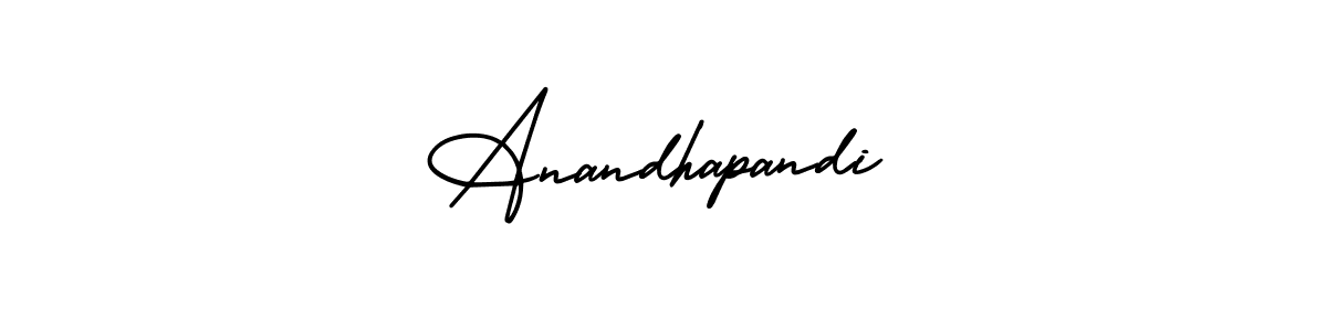 Use a signature maker to create a handwritten signature online. With this signature software, you can design (AmerikaSignatureDemo-Regular) your own signature for name Anandhapandi. Anandhapandi signature style 3 images and pictures png