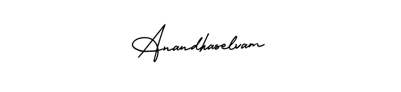 The best way (AmerikaSignatureDemo-Regular) to make a short signature is to pick only two or three words in your name. The name Anandhaselvam include a total of six letters. For converting this name. Anandhaselvam signature style 3 images and pictures png