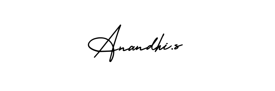 Anandhi.s stylish signature style. Best Handwritten Sign (AmerikaSignatureDemo-Regular) for my name. Handwritten Signature Collection Ideas for my name Anandhi.s. Anandhi.s signature style 3 images and pictures png