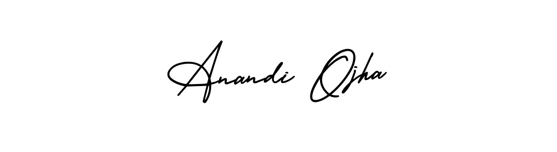 Design your own signature with our free online signature maker. With this signature software, you can create a handwritten (AmerikaSignatureDemo-Regular) signature for name Anandi Ojha. Anandi Ojha signature style 3 images and pictures png