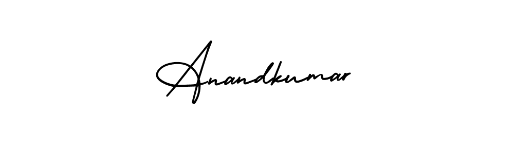 Create a beautiful signature design for name Anandkumar. With this signature (AmerikaSignatureDemo-Regular) fonts, you can make a handwritten signature for free. Anandkumar signature style 3 images and pictures png