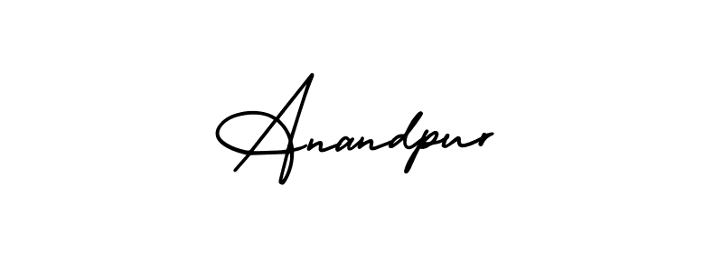 Create a beautiful signature design for name Anandpur. With this signature (AmerikaSignatureDemo-Regular) fonts, you can make a handwritten signature for free. Anandpur signature style 3 images and pictures png