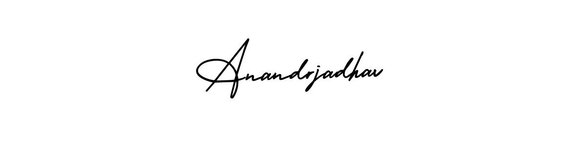 How to Draw Anandrjadhav signature style? AmerikaSignatureDemo-Regular is a latest design signature styles for name Anandrjadhav. Anandrjadhav signature style 3 images and pictures png