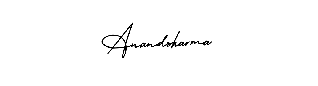 Use a signature maker to create a handwritten signature online. With this signature software, you can design (AmerikaSignatureDemo-Regular) your own signature for name Anandsharma. Anandsharma signature style 3 images and pictures png