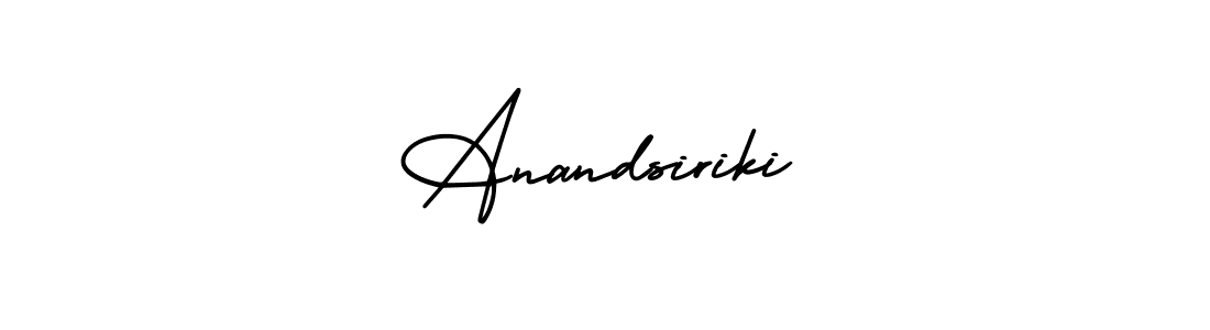 Check out images of Autograph of Anandsiriki name. Actor Anandsiriki Signature Style. AmerikaSignatureDemo-Regular is a professional sign style online. Anandsiriki signature style 3 images and pictures png