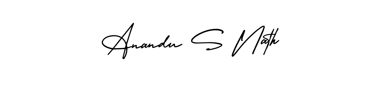 Here are the top 10 professional signature styles for the name Anandu S Nath. These are the best autograph styles you can use for your name. Anandu S Nath signature style 3 images and pictures png