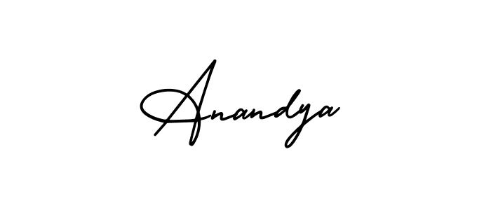 The best way (AmerikaSignatureDemo-Regular) to make a short signature is to pick only two or three words in your name. The name Anandya include a total of six letters. For converting this name. Anandya signature style 3 images and pictures png