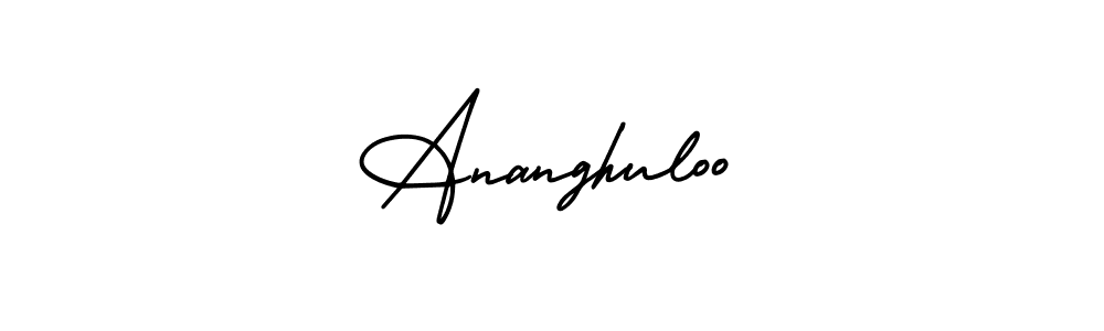 How to Draw Ananghuloo signature style? AmerikaSignatureDemo-Regular is a latest design signature styles for name Ananghuloo. Ananghuloo signature style 3 images and pictures png