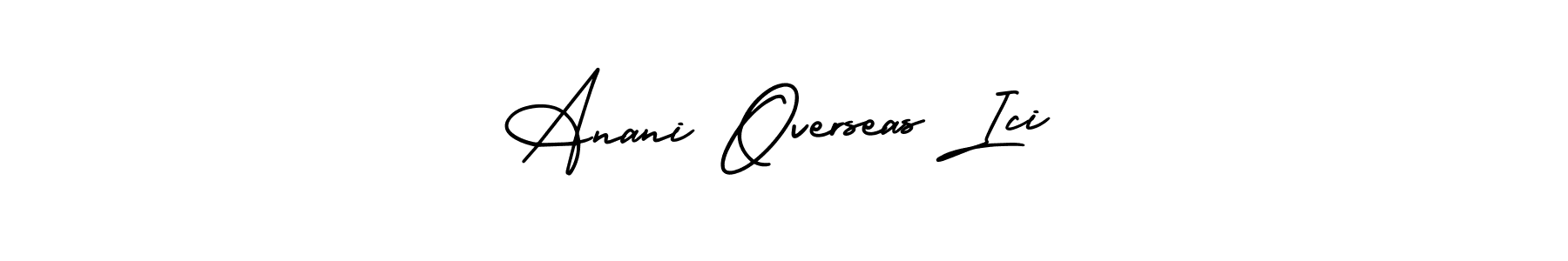 if you are searching for the best signature style for your name Anani Overseas Ici. so please give up your signature search. here we have designed multiple signature styles  using AmerikaSignatureDemo-Regular. Anani Overseas Ici signature style 3 images and pictures png