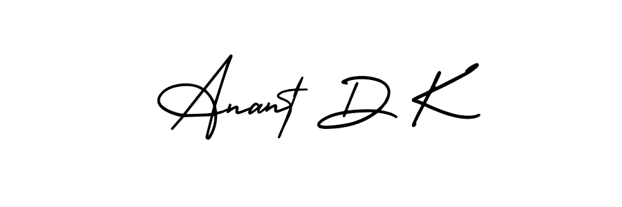 Make a short Anant D K signature style. Manage your documents anywhere anytime using AmerikaSignatureDemo-Regular. Create and add eSignatures, submit forms, share and send files easily. Anant D K signature style 3 images and pictures png