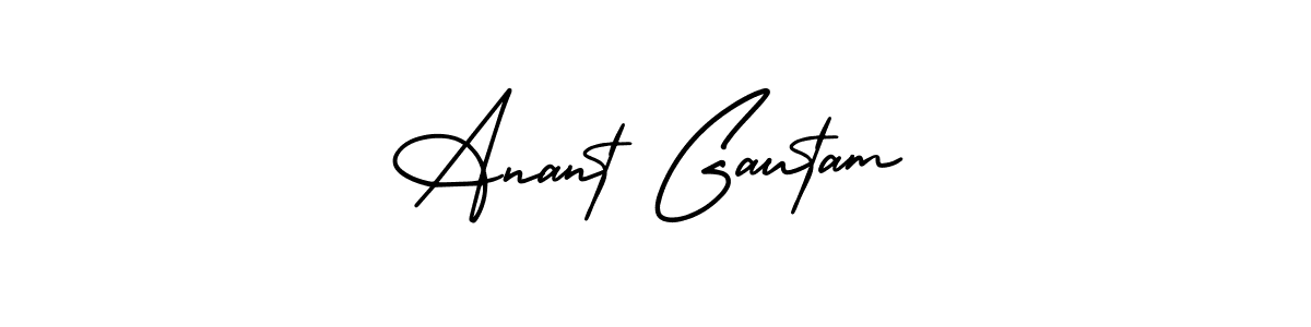 Best and Professional Signature Style for Anant Gautam. AmerikaSignatureDemo-Regular Best Signature Style Collection. Anant Gautam signature style 3 images and pictures png