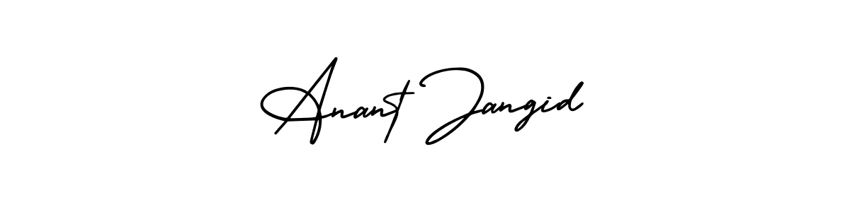 Make a beautiful signature design for name Anant Jangid. Use this online signature maker to create a handwritten signature for free. Anant Jangid signature style 3 images and pictures png
