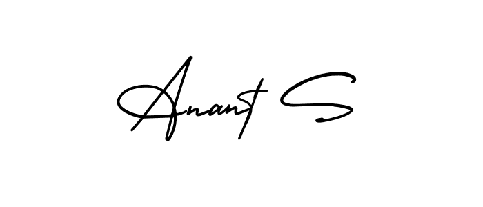 Here are the top 10 professional signature styles for the name Anant S. These are the best autograph styles you can use for your name. Anant S signature style 3 images and pictures png