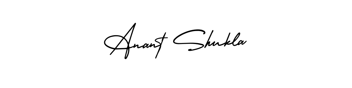 Anant Shukla stylish signature style. Best Handwritten Sign (AmerikaSignatureDemo-Regular) for my name. Handwritten Signature Collection Ideas for my name Anant Shukla. Anant Shukla signature style 3 images and pictures png