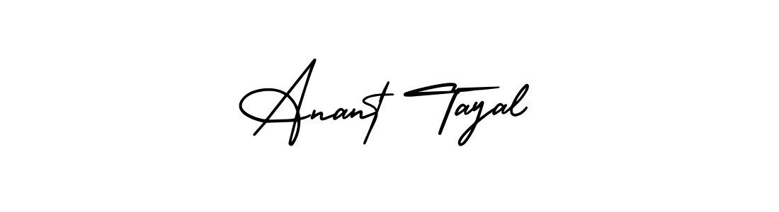 How to Draw Anant Tayal signature style? AmerikaSignatureDemo-Regular is a latest design signature styles for name Anant Tayal. Anant Tayal signature style 3 images and pictures png