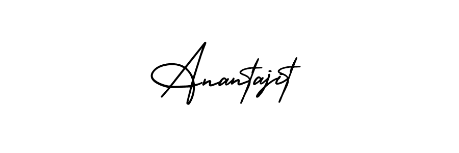 Use a signature maker to create a handwritten signature online. With this signature software, you can design (AmerikaSignatureDemo-Regular) your own signature for name Anantajit. Anantajit signature style 3 images and pictures png