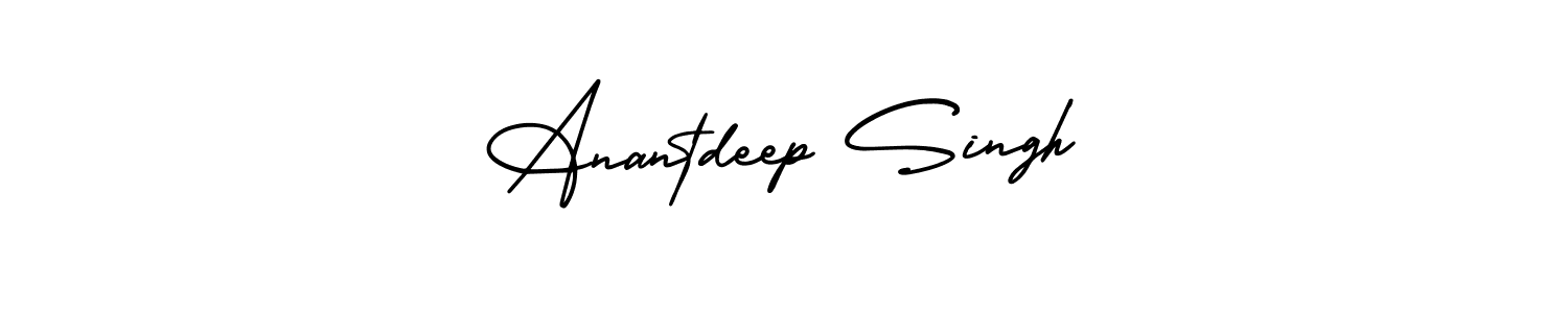 Use a signature maker to create a handwritten signature online. With this signature software, you can design (AmerikaSignatureDemo-Regular) your own signature for name Anantdeep Singh. Anantdeep Singh signature style 3 images and pictures png