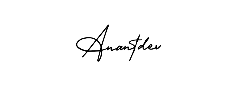 Design your own signature with our free online signature maker. With this signature software, you can create a handwritten (AmerikaSignatureDemo-Regular) signature for name Anantdev. Anantdev signature style 3 images and pictures png