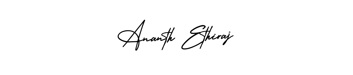 Also You can easily find your signature by using the search form. We will create Ananth Ethiraj name handwritten signature images for you free of cost using AmerikaSignatureDemo-Regular sign style. Ananth Ethiraj signature style 3 images and pictures png
