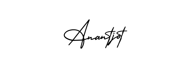 Design your own signature with our free online signature maker. With this signature software, you can create a handwritten (AmerikaSignatureDemo-Regular) signature for name Anantjot. Anantjot signature style 3 images and pictures png