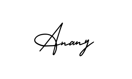 Create a beautiful signature design for name Anany. With this signature (AmerikaSignatureDemo-Regular) fonts, you can make a handwritten signature for free. Anany signature style 3 images and pictures png