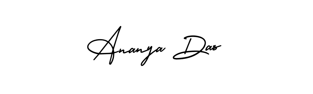 Make a beautiful signature design for name Ananya Das. With this signature (AmerikaSignatureDemo-Regular) style, you can create a handwritten signature for free. Ananya Das signature style 3 images and pictures png