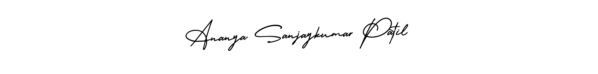 How to Draw Ananya Sanjaykumar Patil signature style? AmerikaSignatureDemo-Regular is a latest design signature styles for name Ananya Sanjaykumar Patil. Ananya Sanjaykumar Patil signature style 3 images and pictures png