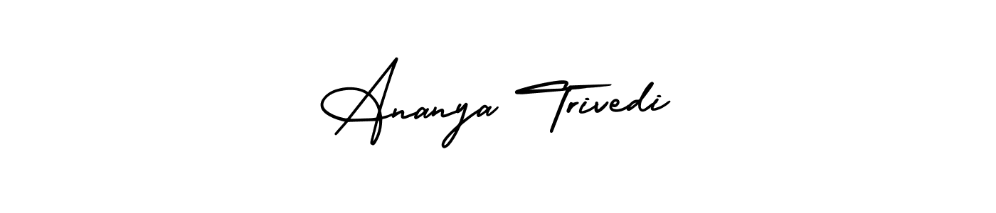 It looks lik you need a new signature style for name Ananya Trivedi. Design unique handwritten (AmerikaSignatureDemo-Regular) signature with our free signature maker in just a few clicks. Ananya Trivedi signature style 3 images and pictures png